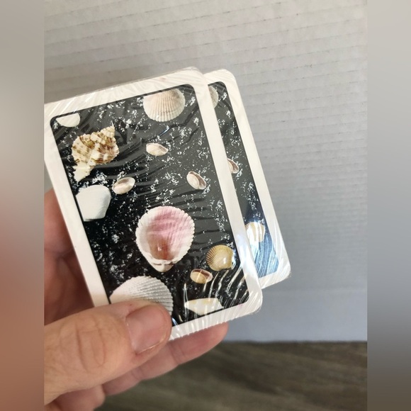 NOS Vtg Seashell Playing Cards Sets - Picture 8 of 9